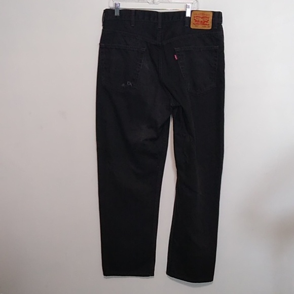 Levi's - 550 Black Jeans- Size 38 x 32 - Picture 6 of 8